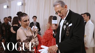 Jeff Goldblum Did His Homework and Aced the Dress Code | Met Gala 2024 With Emma Chamberlain