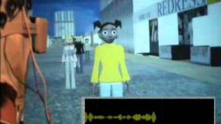 Tetraplegic patient navigates virtual reality by thought (Presencia project, 2006) screenshot 5