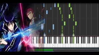 K Project (アニメ「K」): Return of Kings PV & Ep 1 OST - Assembly (Piano Synthesia Tutorial + Sheet) chords