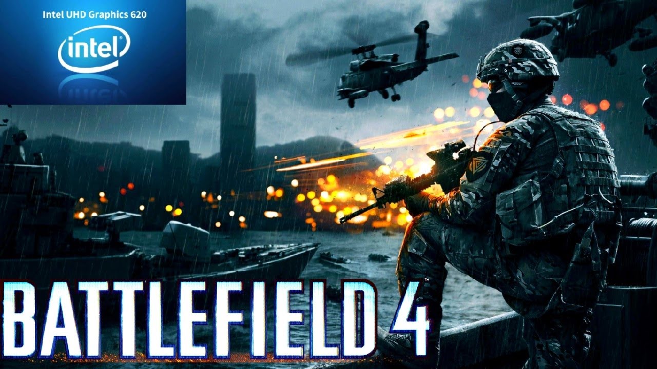 Playing Battlefield 4 on Intel UHD 620 iGPU
