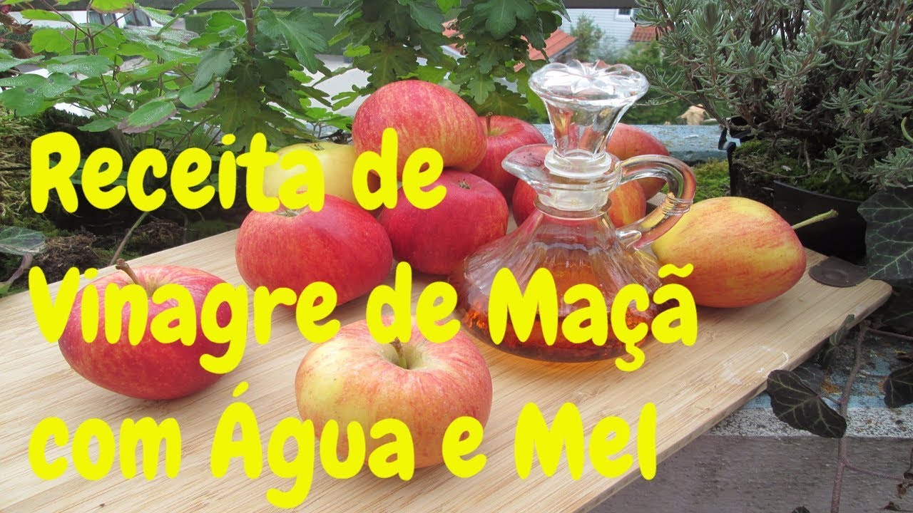 Receita de Vinagre de Maçã com Água e Mel | Culinária Saudável - YouTube