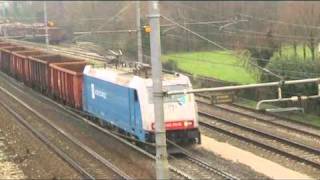 E 483.105 Con Carri Eanos In Partenza Da Vicenza.mpg