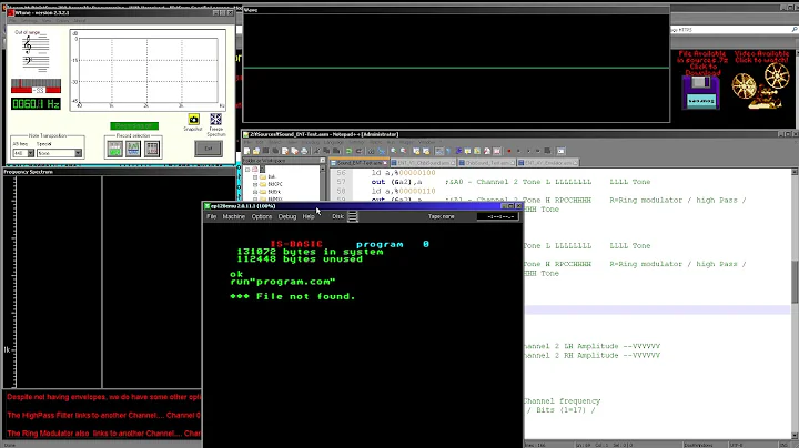 Z80 Assembly Lesson P19 - Sound on the Elan Enterprise