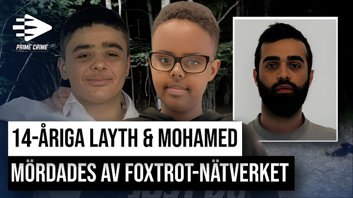 14-ÅRIGA LAYTH & MOHAMED MÖRDADES AV FOXTROT-NÄTVERKET - GEORGE HANNA, TILLTALAD