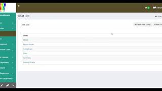 Chat option in M suite- The Business Automation Software screenshot 2
