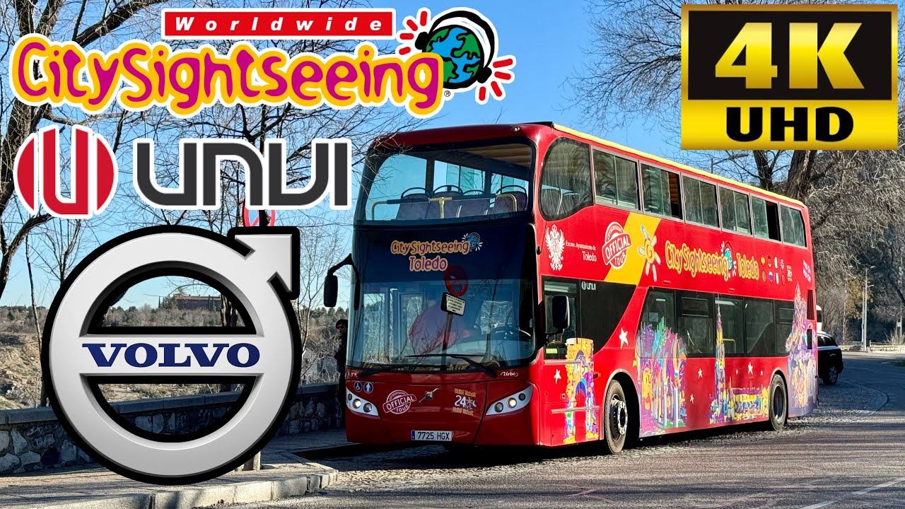 [Worldwide City Sightseeing Bus Tour Toledo: Alcázar to Estación AVE] UNVI Urbis Volvo B9TL Open Top