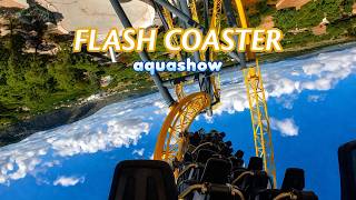 Flash Coaster - ONLY MACK Rides Compact Launch Coaster | Aquashow Park 2026 POV 🇵🇹