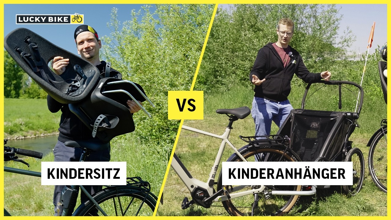THULE Fahrrad Kindersitz oder Anhnger  was passt besser zu deinem  Alltag?