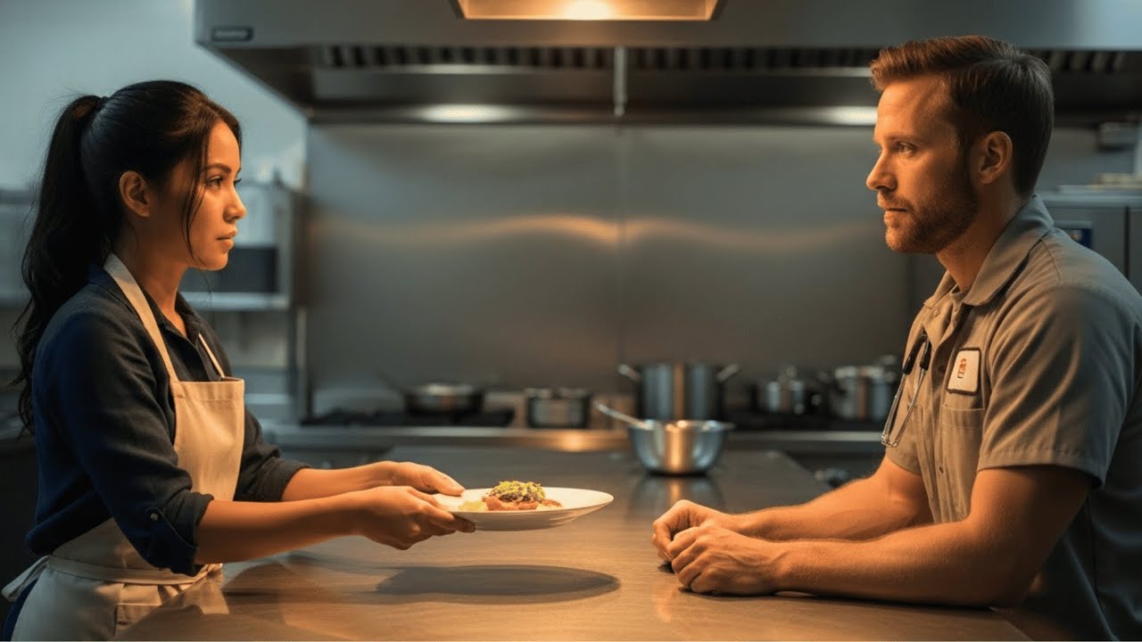 Ella le ofreció comida a su compañero de trabajo sin saber quién era realmente...