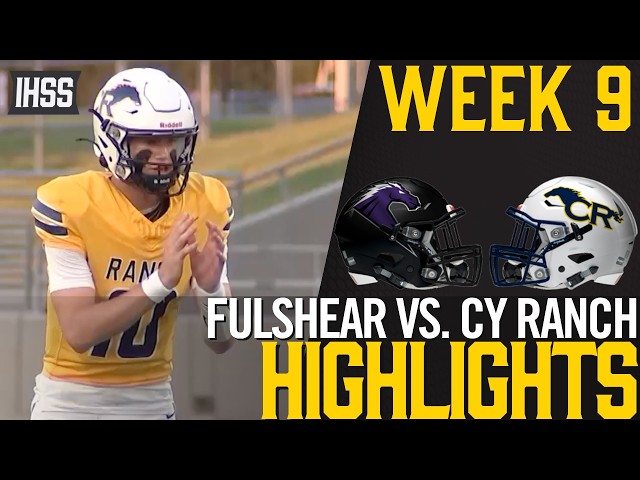 Cy Ranch Hands Fulshear a Loss in 23-6A Title Race | 24-7