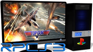 RPCS3 PS3 Emulator - Top Gun (2010) DEMO. Ingame. LLVM Vulkan. Test #1
