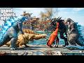 Godzilla, Shin Godzilla SF vs Godzilla Minus One, Prime Muto - The Brand New Battle ( GTA V Mod )