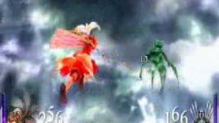 Dissidia Final Fantasy Onion Knight (Me - Level 18) Versus Cloud of Darkness (Comp - Level 28)