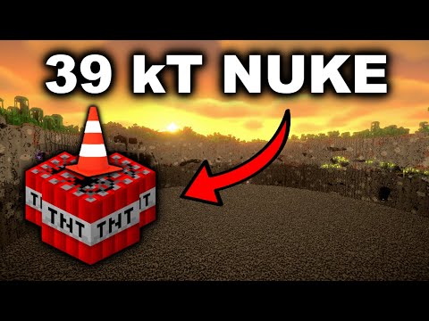 We made a giant hole with a NUKE CANNON