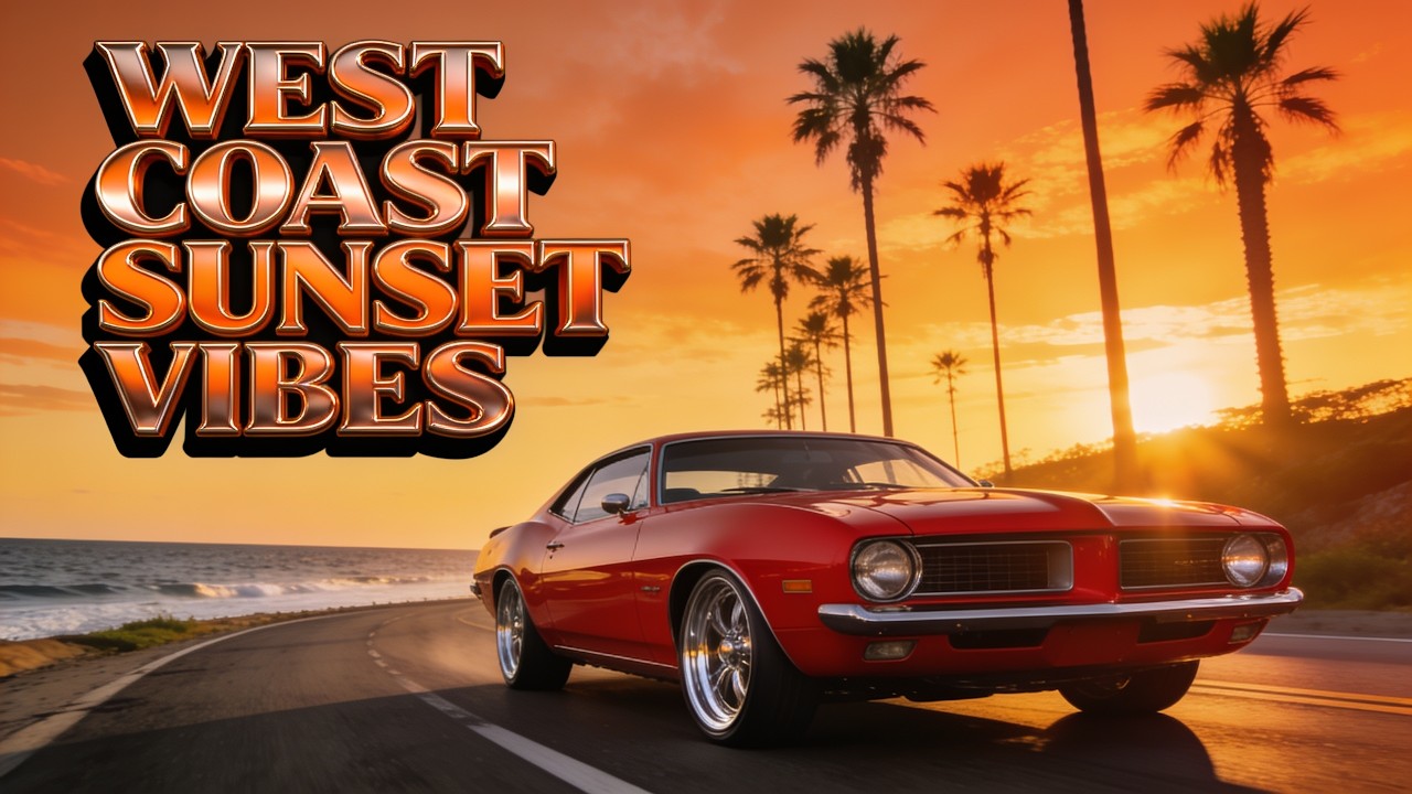 🌴 Golden Coast Cruisin' | Smooth 90s G-Funk Vibes with Chrome