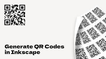Generate QR Codes in Inkscape