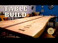 live edge dining table build