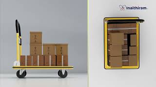 Inaithiram Foldable Metal Platform Trolleys made of Durable Mild Steel 150kg 300kg Heavy Duty Trolly