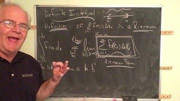 Calc I Riemann Sum VI Definite Integral Definition
