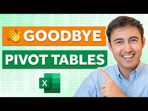 Try This New Formula Instead of Pivot Tables