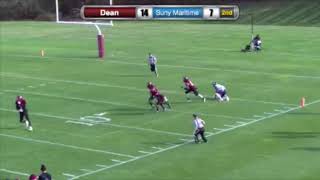Dean Football: Marquez Walls Highlights vs. Maritime (N.Y.)