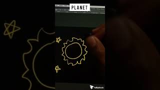 Planet #tullipstudio #shorts #illustration #digitalart Planet #tullipstudio #shorts #illustration #digitalart