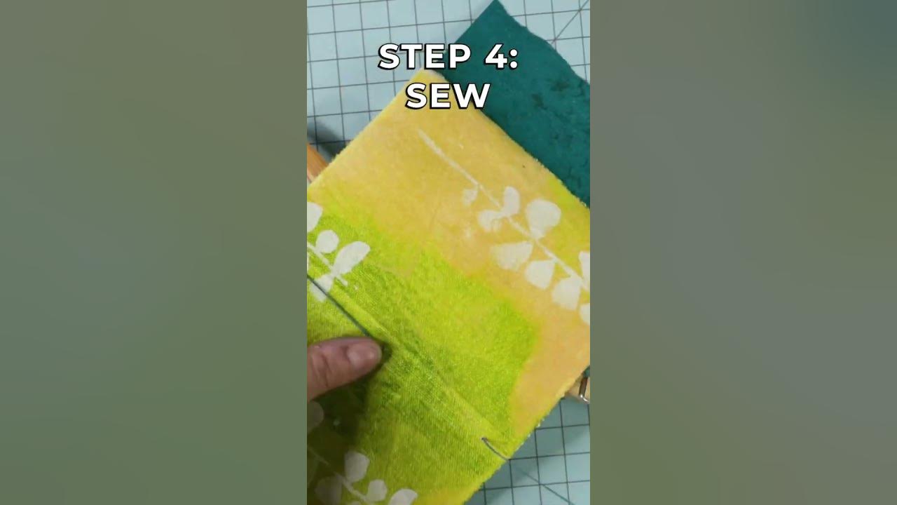 How to Sew Pamphlet Stitch Bookbinding Technique YouTube