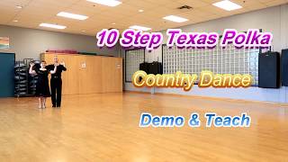 Fun Time Polka 201803 Ten Step Texas Polka Country Danc, Demo, Figures, Counts, MJCSA 密市加华长者恊会 波尔卡舞蹈