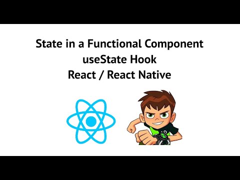 useState Hook in react or react native | functional component