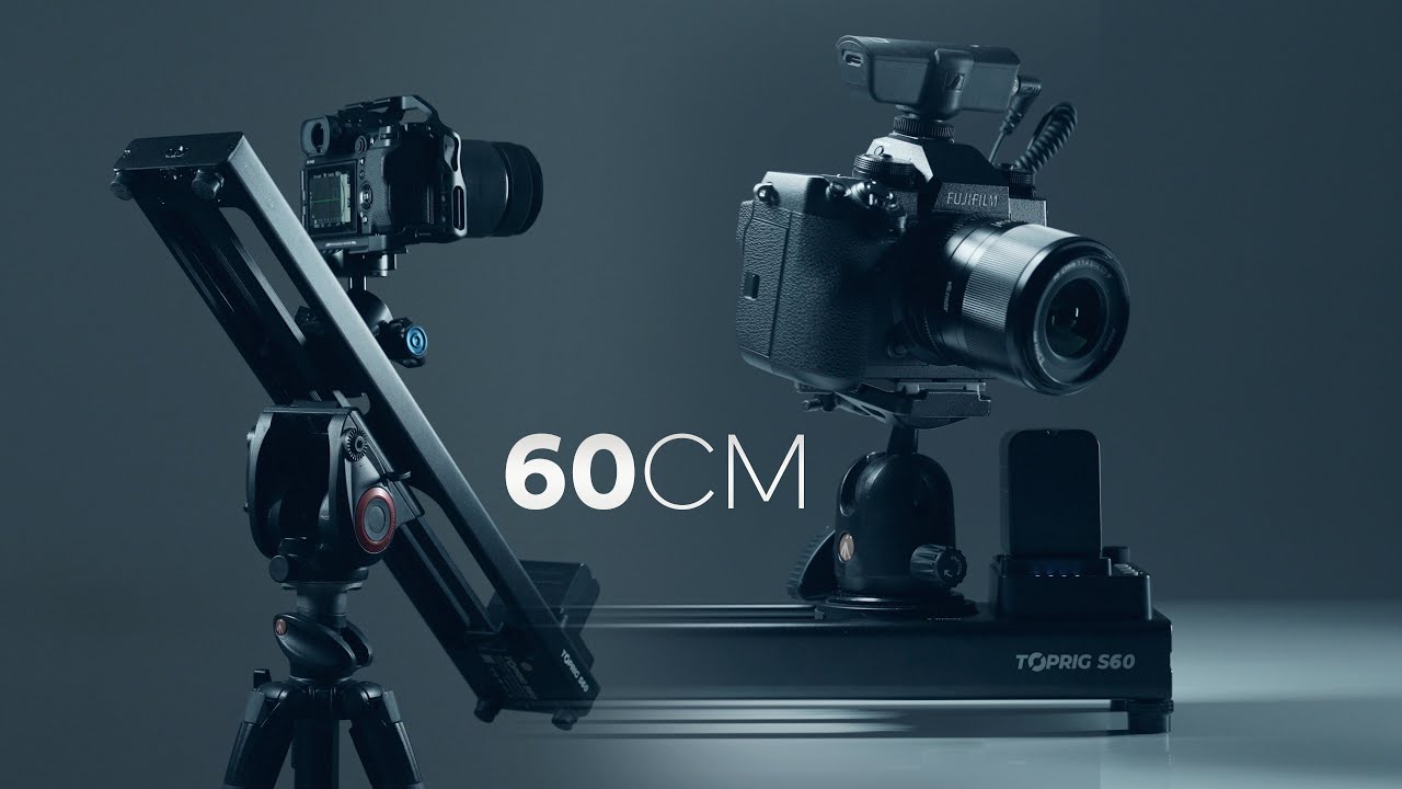 Accsoon TOPRIG S60 motorized video slider with parallax track - YouTube