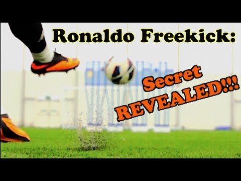 CRISTIANO RONALDO   Knuckle Ball Free Kick Tutorial  The F2
