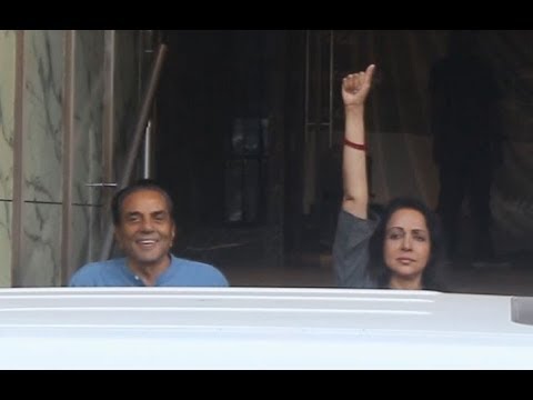 exclusive-:-dharmendra-with-hema-malini-#bollywoodnews2019