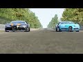 Bugatti Chiron Super Sport 300+ vs Bugatti Chiron vs McLaren Speedtail  at Le Mans no Chicane x