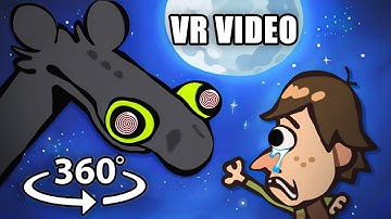 360º VR Toothless Dancing Meme but I made it even more funny than it already is