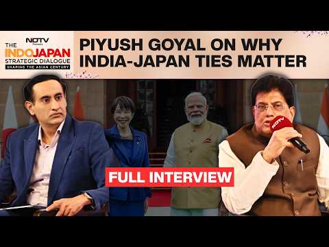 Piyush Goyal At NDTV Indo-Japan Strategic Dialogue: From Trade To Tech, Why India-Japan Ties Matter