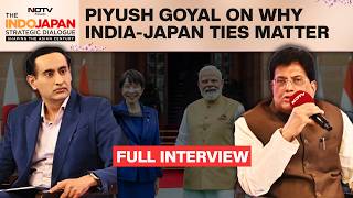 Piyush Goyal At NDTV Indo-Japan Strategic Dialogue: From Trade To Tech, Why India-Japan Ties Matter
