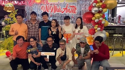 Tiệc mừng kết thúc phim Về Nhà Ăn Tết, Khương Dừa lại có thêm “đệ tử” YouTube!!!!