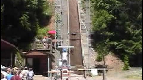 Laser sensors profile of debris flow flume for USGS