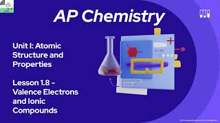 AP Chemistry: Video 1.8 - Valence Electrons and Ionic Compounds