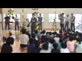 弥彦小学校で踏切安全教　Railroad crossing safety class held at an elementary school