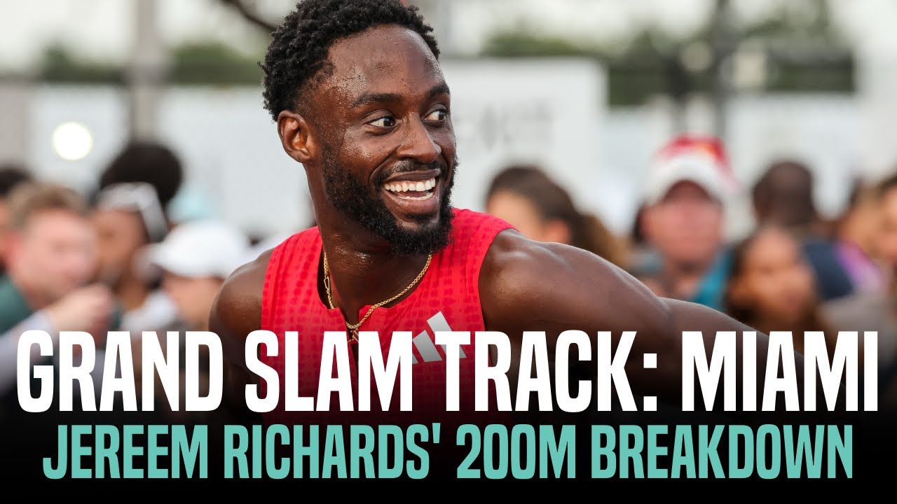 Jereem Richards Breaksdown Photo Finish 200m Win Over Alexander Ogando At Grand Slam Track: Miami