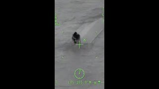 Father and son rescued after clinging to capsized boat for 2 hours near Chinook, Washington