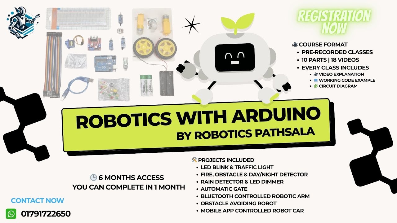 Introduction video | Robotics with Arduino Course by রোবটিক্স পাঠশালা 🤖