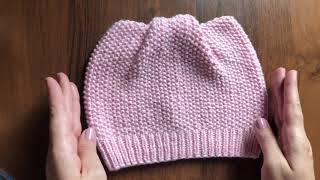 Детский комплект: шапочка и снуд. Alize Baby Wool