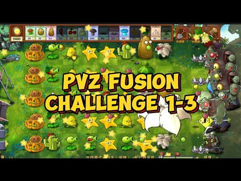 PvZ Fusion Challenge 1-3 | Plants vs Zombie Fusion | Plants vs Zombie # ...