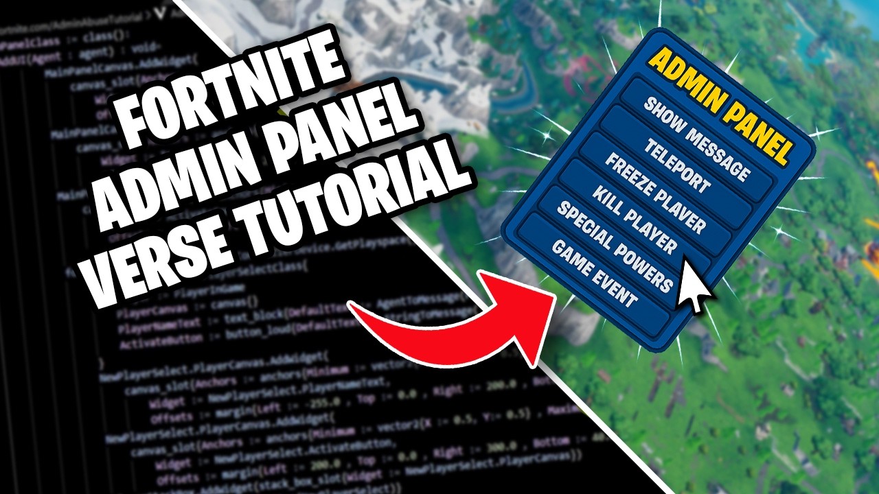 Making a Custom Admin Panel in Fortnite (UEFN & Verse Tutorial) - YouTube
