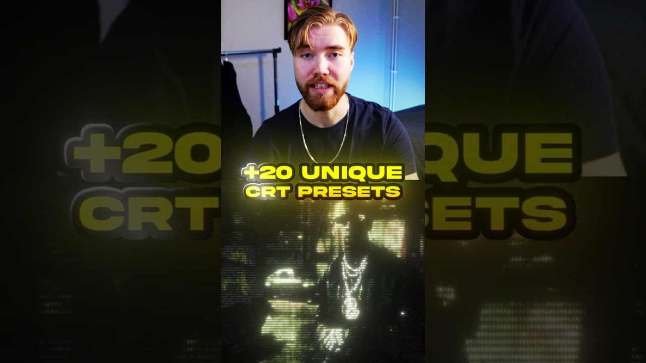 Нажмите на прикрепленное видео — узнайте, как создать любой эффект CRT в After Effects