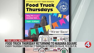 Food Truck Thursdays return on May 7