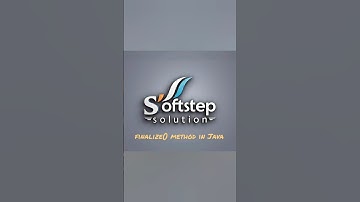finalize() method in Java #finalize #object #java #viral #shorts #softstep #softstepsolution