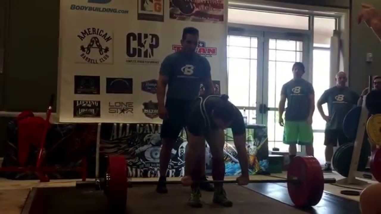 Kyle Keough Deadlift 282.5kg/622lbs @ RUM 8 67.5kg/148lb Weight Class